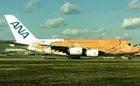 ANA All Nippon Airways Airbus A380 F-WWAL @ Toulouse 2020 - postcard