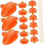 Homoyoyo 50pcs Duck Beak Accessories DIY Toy Mouth Craft Supplies for Plush Ducks