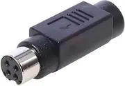 5.5x2.5mm Plug to 4 Pin Power Adapter 19.5V 5525 Female to 4 Pin Female Converter for 230W GT73 GT72