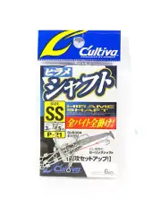 Owner Flounder Shaft Jig Head Treble Hook Connector 20mm Size SS (7743)