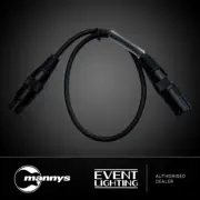 Event Lighting XLR5M3F1 5-Pin Male to 3-Pin Female DMX Lead (1m)