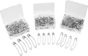 Operitacx Stainless Steel Curved Safety Pins Durable DIY Accessories for Quilting Basting and Fixing Objects Essential Pins for Crafting