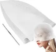 Highlight Caps for Dying Hair | Reusable Hair Highlight Cap | Hair Coloring Highlighting Cap, Reusable Silicone Highlight Cap, for Hair Coloring with Crochet Needle