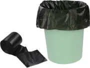 2.5 Gallon Trash Can Liners, Black Trash Bags, 170 Counts
