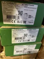 TeSys 940835 3-Pole Contactor W/ Everlink Terminals LC1D40AF7 Schneider Electric