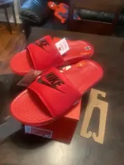 NIKE VICTORI ONE SLIDE MEN UNIVERSITY RED/BLACK CN9675 600 Soft Foam Wider Strap