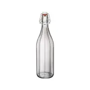 Bormioli Rocco Oxford Clear Wine Water Table Serving Swing Top Bottle - 1000ml