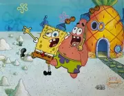 Nickelodeon SPONGEBOB SQUAREPANTS Animation Art Sericel Cel Patrick