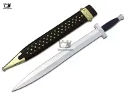 Handmade Carbon Steel Blade Classic Hoplite Sword With Scabbard Medieval Sword