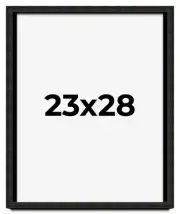 23x28 Shadow Box Black Rustic Barnwood Display Frame | 1.125 Inch Deep | 0.875