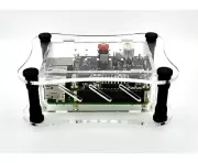 Allo Acrylic Case for Raspberry Pi + BOSS case in Clear or Black & Standoffs