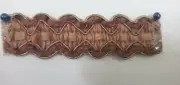 25 Yards LOT High Quality Chenille Trim Gimp Splendid - Java Brown Cinnamon Gold