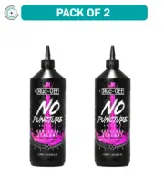 Pack of 2 Muc-Off No Puncture Hassle Tubeless Tire Sealant - 1L Bottle