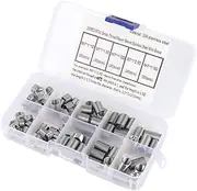 M7 100PCS Stainless Steel Coiled Wire Thread Repair Insert Thread Screws Sleeve Set