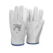 Frontier Leather Suede Swaggy Gloves Brown, 2XL - Pack of 12