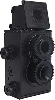 35MM Film Camera, Dual Lens DIY Classic Retro Double Reflex Film Camera, TLR Camera for 35MM 135 Film, 47mm Lens Focal Length, 1/125 Second Shutter Speed, Easy to Use