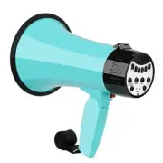 20W Megaphone Bullhorn| Bull Horn Loud Speaker with Bluetooth | Mega Phone Teal