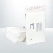 Bubble Mailer Kraft 120mm x 180mm White Printed Padded Bag Envelope 200 Pcs