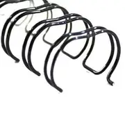 GBC Wire Binding Comb 21 Loop 6mm A4 Black Pack 100