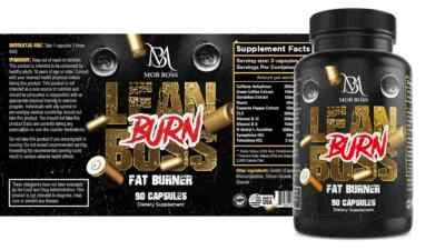 Mob Boss Lean Boss Burn Insane Hardcore Fat Burner Thermogenic 90 Capsules