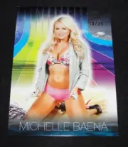2017 Benchwarmer MICHELLE BAENA Dreamgirls #57 Gold Foil Variant/24 PLAYBOY Sexy
