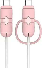 Cable Protector | Mobile Phone Charge Cable Saver - USB Data Line Silicone Protective Sleeve for Most Type C Cables Fengr-au