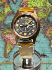 Sevin Compass Rose automatic Watch W/ Seiko Nh35 Mvmt.