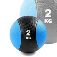 在飛比找PChome24h購物優惠-橡膠藥球2公斤(2kg重力球/健身球/太極球/重量球/平衡訓