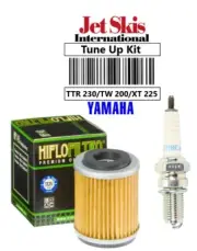 Yamaha TTR 225 230 TW200 Trailway XT 225 Tune Up Kit NGK Spark Plug Oil Filter