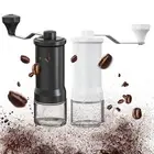 Manual Coffee Grinder Adjustable Lightweight Hand Coffee Grinder with Brush for