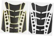 iplusmile 2pcs Motorcycle Tank Cap Stickers Fuel Tank Protector Decal Pad Durable Weatherproof Self Adhesive Easy Installation Clean Removal