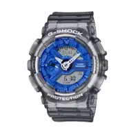 在飛比找環球Online優惠-領券再折【CASIO】G-SHOCK 冰藍 半透明雙顯手錶 