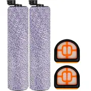 Replacement Brushroll & Filter For Wd100/wd101/wd200/wd201 Hydrovac Xl 3-in-1 Vacuum Cleaner