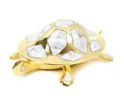 Jonathan Adler - Trinket Box - Abalone & Brass Turtle