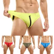 Swimwear Men Swimwear Beach Bikini Briefs Colour Blocking Cross-border