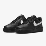 【NIKE 耐吉】休閒鞋 AIR FORCE 1 07 男鞋 女鞋 穿搭 復古 流行 空軍一號 黑色 白色(FZ0627-010)