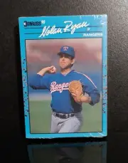NOLAN RYAN 1990 Donruss Blue Cello Pack Fresh Partial Set SSP Rare HOF Mint