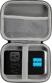 YIIWAY Hard Case Compatible with Anker Prime 240W Charger 8-in-1 USB C Power Strip Charging Station, Protective Case Carry Bag, Bag Only - Black YC83003