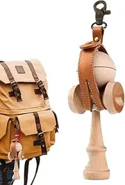 Kendama Holster, PU Leather Traditional Japanese Skill Toy, Carrying Accessory for Japanese Kendama Skill Toy, Exquisite and Compact Kendama Coordination Toy Strap Storage for Adults Kids