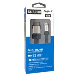 FUJIEI MINI HDMI TO HDMI 傳輸線  1.8M SU3008