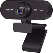 USB HD 1080P/2K Webcam Plug and Play with Microphone Computer Web Camera Autofocus Business Webcam for PC/Laptop Conferencing and Video Calling