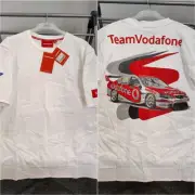 Craig Lowndes Team Vodafone V8 Supercars Ford Triple 8 Shirt BNWT Large 2008