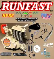 ALASKA HAWAII PUERTO RICO PK80 Stroke Bicycle Engine Kit 66cc/80cc MOTORIZED