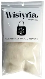Wistyria Editions Wool Roving 14" -Natural R-8100R