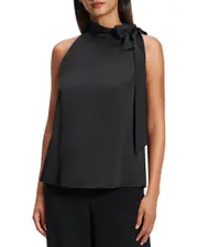 Theory Side Tie Halter Top