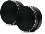 [Oimzzr] Bone Conduction TWS Stereo Wireless Speaker Portable and Compact Mini Sound Box with Magnetic Adsorption Function BT Wireless Speaker Black Pack of 2