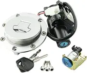 Motorcycle Fuel Gas Ignition Switch Lock with Key Kit for VTR1000F Firestorm VTR1000F Superhawk 35010-MBB-E30 35100-MBBA21