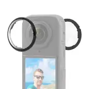 Cubierta protectora de lente de vidrio óptico de rotación Para Insta360 X4 PULUZ