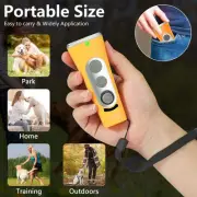 Yellow Portable Ultrasonic Dog Training Device - Anti-Barking & Obedience Tr