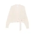 [Allude] Allude Wrap-tie Cardigan M NEUTRALS